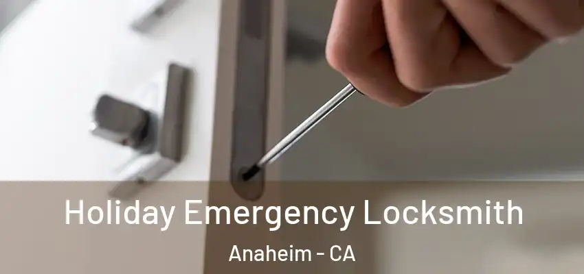  Holiday Emergency Locksmith Anaheim - CA